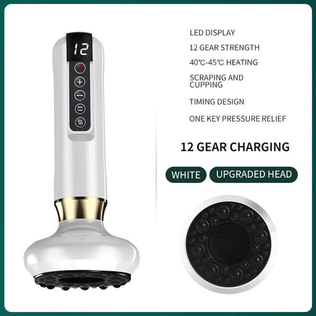 Intelligent Rechargeable Electric Cupping Massage Device - Sleep Galleria
