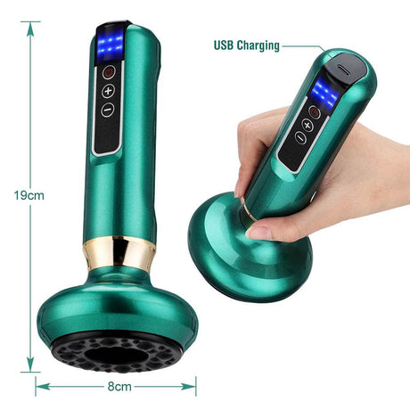 Intelligent Rechargeable Electric Cupping Massage Device - Sleep Galleria