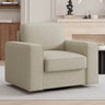 Modern Linen 360-Degree Swivel Armchair - Omega Lifestyles