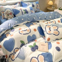 Cute Cartoon Bedding Set with Duvet Cover and Pillowcases - Omega Lifestyles