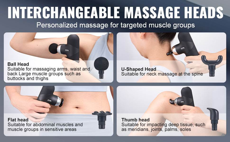 Vevor Portable Deep Tissue Massage Gun - Omega Lifestyles