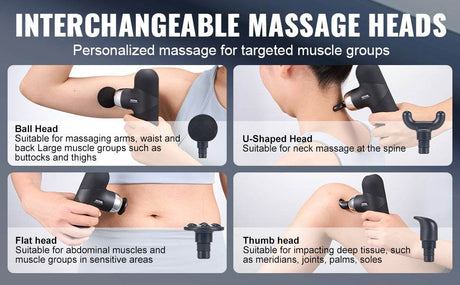 Vevor Portable Deep Tissue Massage Gun - Omega Lifestyles