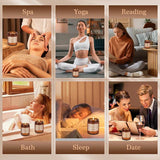 Aromatherapy Soy Wax Scented Candle With Natural Oils - Omega Lifestyles