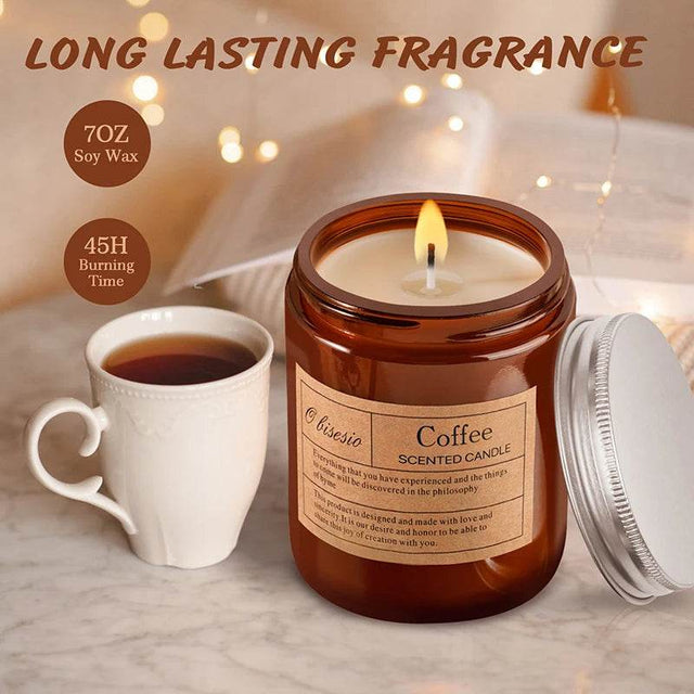 Aromatherapy Soy Wax Scented Candle With Natural Oils - Omega Lifestyles