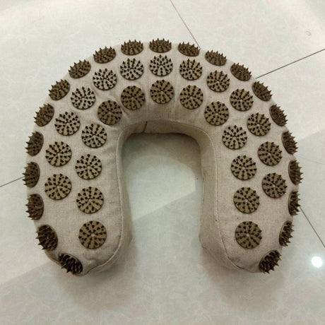 Organic Linen U-Shaped Neck Support Pillow - Sleep Galleria