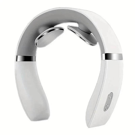 Portable Electronic Neck Massager With Curved Electrode Pads - Sleep Galleria