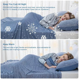 Lightweight Cooling Blanket Soft Organic Cotton - Sleep Galleria