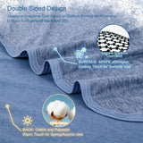 Lightweight Cooling Blanket Soft Organic Cotton - Sleep Galleria