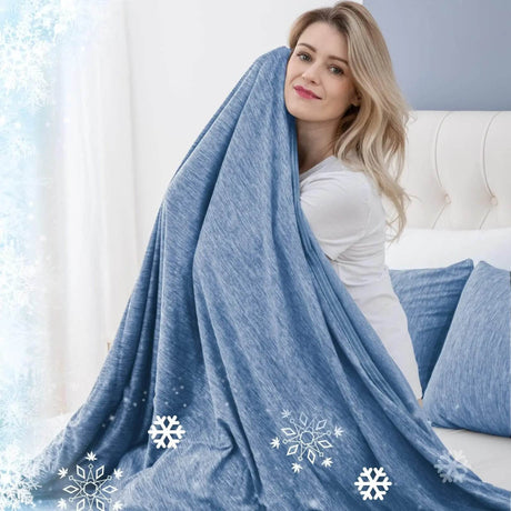 Lightweight Cooling Blanket Soft Organic Cotton - Sleep Galleria