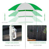 Kids Wooden Outdoor Picnic Table With Adjustable Umbrella - Outsunny - Omega Lifestyles