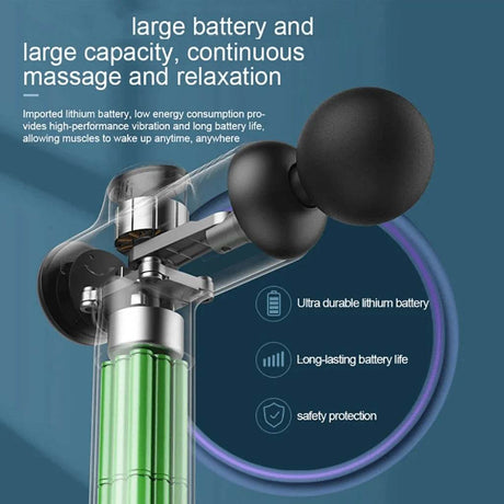 Portable Deep Tissue Electric Percussion Massage Gun - Sleep Galleria
