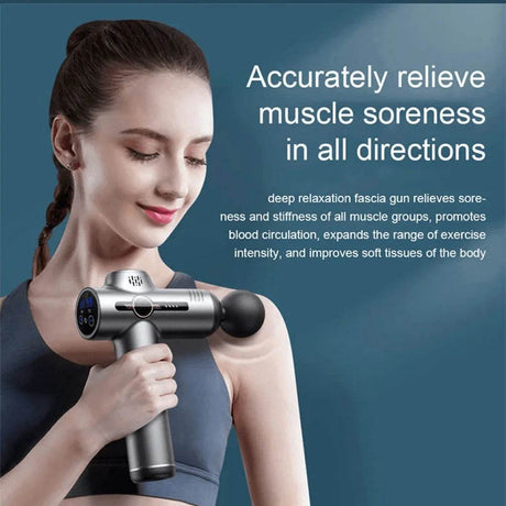 Portable Deep Tissue Electric Percussion Massage Gun - Sleep Galleria