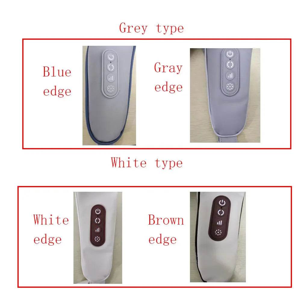 PU Leather Multifunctional Neck And Shoulder Massage Device - Omega Lifestyles