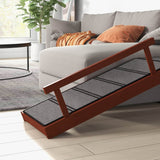 Pine Wood Dog Ramp With Removable Guardrails - Omega Lifestyles