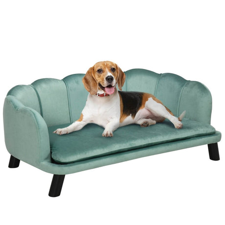 Velvet Foam Cushion Large Dog Couch Bed - Omega Lifestyles