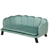 Velvet Foam Cushion Large Dog Couch Bed - Omega Lifestyles