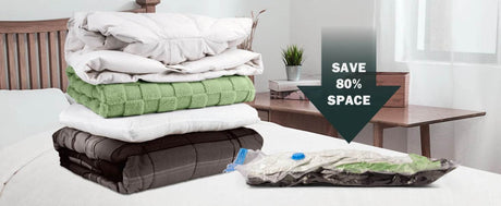 Vacuum Storage Bags Set for Clothes and Bedding - Omega Lifestyles