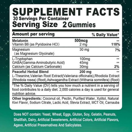 Melatonin Sleep Aid Gummies Promote Rapid Rest and Immunity - Sleep Galleria