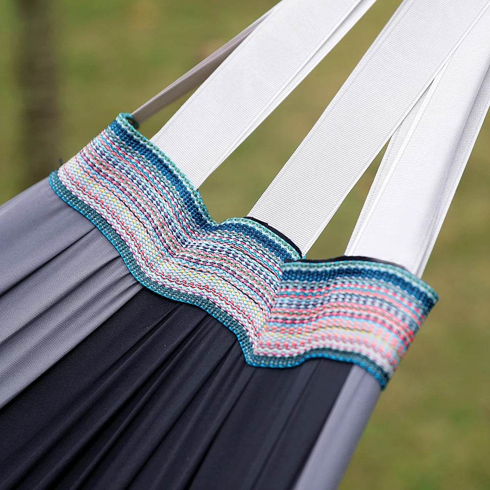 Portable Single-Person Parachute Fabric Hammock - Sleep Galleria