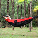 Portable Single-Person Parachute Fabric Hammock - Sleep Galleria