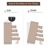 Modern 7-Drawer High Gloss Wood Dresser Chest - Omega Lifestyles