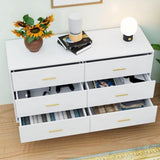 3-Piece White Modern Bedroom Dresser And Nightstand Set - Omega Lifestyles
