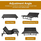 Adjustable Fabric Covered Bed Frame With Wireless Remote - Omega Lifestyles