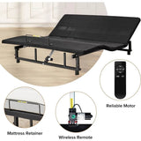 Adjustable Fabric Covered Bed Frame With Wireless Remote - Omega Lifestyles