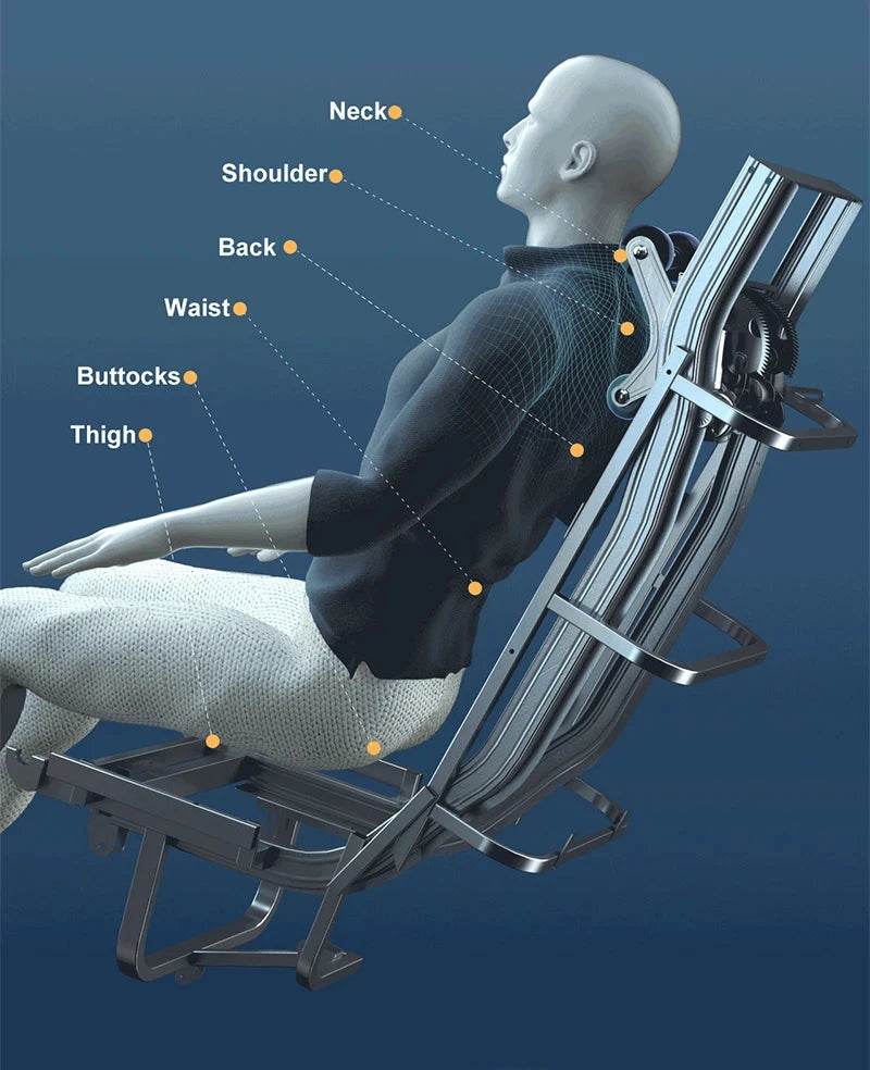 4D Zero Gravity Voice Control Heated Airbags Massage Chair - Omega Lifestyles