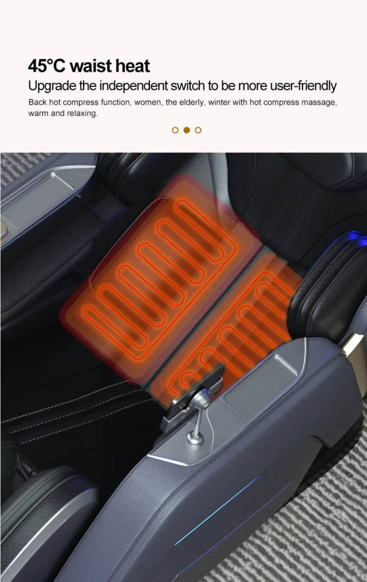 4D Zero Gravity Voice Control Heated Airbags Massage Chair - Omega Lifestyles