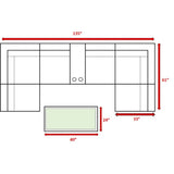8 - Piece Outdoor Wicker Seating Group With Cushions - Reposea - Omega Lifestyles