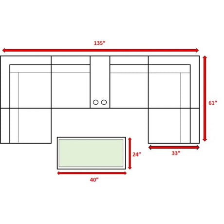 8 - Piece Outdoor Wicker Seating Group With Cushions - Reposea - Omega Lifestyles