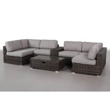 8 - Piece Outdoor Wicker Seating Group With Cushions - Reposea - Omega Lifestyles