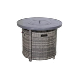 8 - Piece Weather - Resistant Grey Wicker Patio Sectional Set - Reposea - Omega Lifestyles