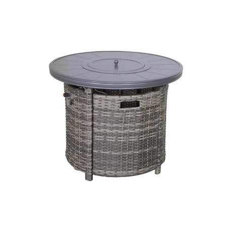 8 - Piece Weather - Resistant Grey Wicker Patio Sectional Set - Reposea - Omega Lifestyles