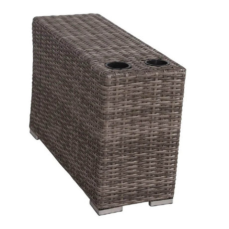 8 - Piece Weather - Resistant Grey Wicker Patio Sectional Set - Reposea - Omega Lifestyles