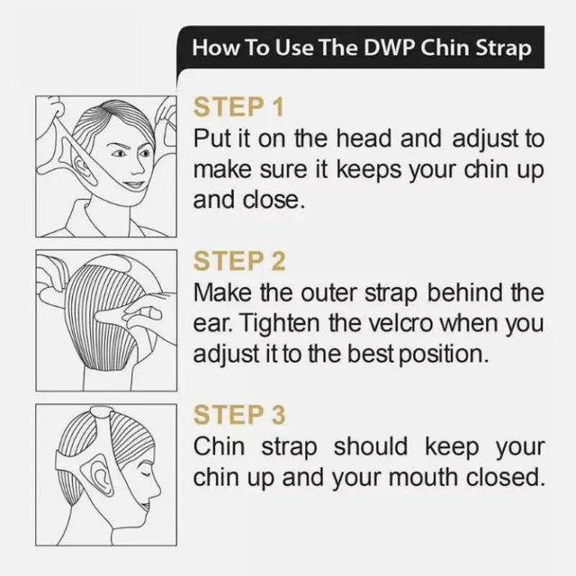 Breathable Anti Snore Chin Strap Stop Snoring Belt - Omega Lifestyles
