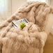 Cozy Soft Faux Rabbit Fleece Throw Blanket - Sleep Galleria