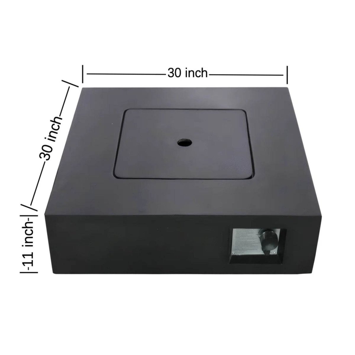 Fiber Reinforced Concrete Push - Button Ignition Fire Pit Table - Reposea - Omega Lifestyles