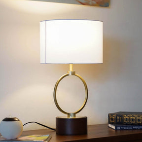 Mid-Century Modern Metal And Wood Table Lamp - Omega Lifestyles