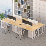 Natural MDF 70-Inch Large Legroom Office Computer Desk - Omega Lifestyles