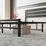 Queen Metal Platform Bed Frame With Storage - Reposea - Omega Lifestyles