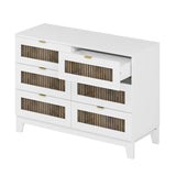 4-Piece White Farmhouse Platform Bed Set With Storage - Sleep Galleria