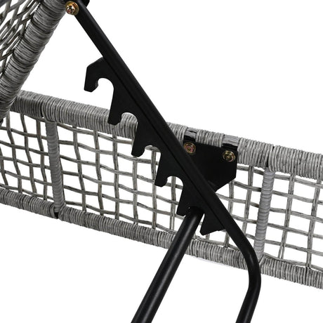 Adjustable 5-Position Backrest Outdoor Rattan Lounge Chair - Sleep Galleria