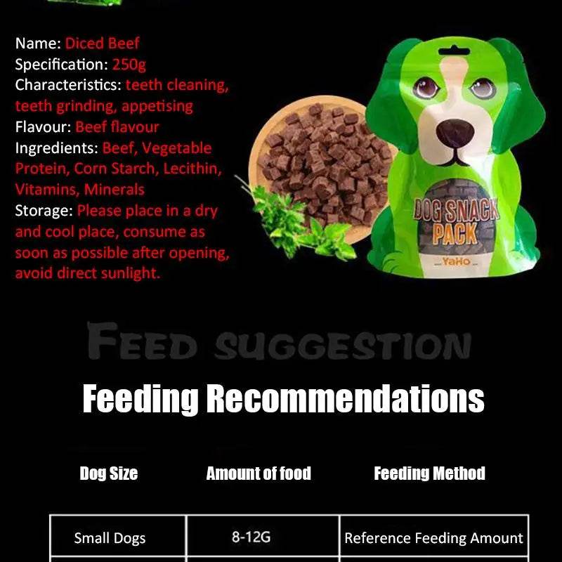 Beef Particle Chewy Training Pet Snacks - Omega Lifestyles