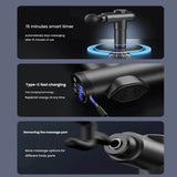 Massage Gun with LCD Touch Screen for Deep Muscle Recovery - Omega Lifestyles