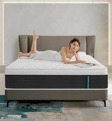 Medium Hybrid 8-Inch Memory Foam Pocket Spring Mattress - Omega Lifestyles