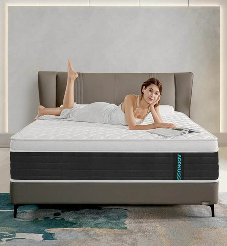 Medium Hybrid 8-Inch Memory Foam Pocket Spring Mattress - Omega Lifestyles