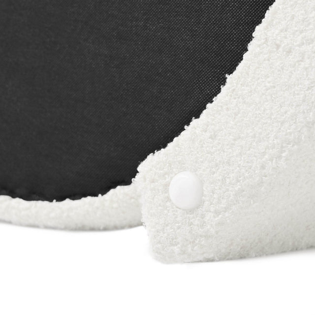 Multi-Functional Teddy Wool Storage Ottoman Stool - Omega Lifestyles