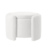 Multi-Functional Teddy Wool Storage Ottoman Stool - Omega Lifestyles